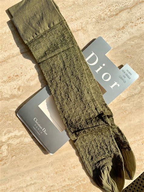 green dior socks|christian dior green.